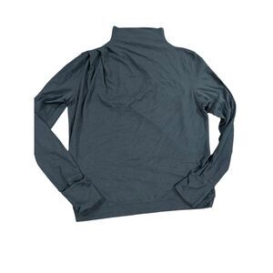 Lululemon black mock neck top running long sleeve 10 M